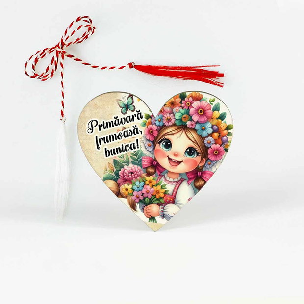 Martisor personalizat pentru bunica