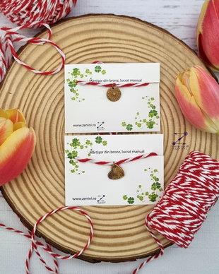 Martisor papadie din bronz, martisor bronz, martisor papadie, pandantiv papadie bronz, medalion papadie bronz