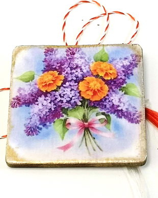 Martisor cu flori + liliac