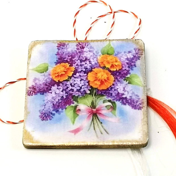 Martisor cu flori + liliac