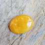 Cabochon jad galben. 40x30 mm