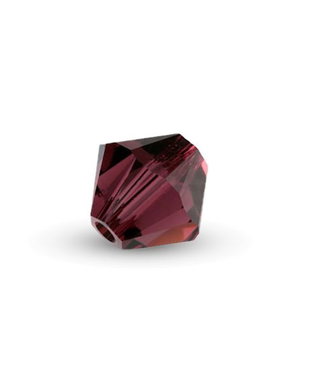 Cristale din sticla, biconice, 2 mm, rosybrown-05