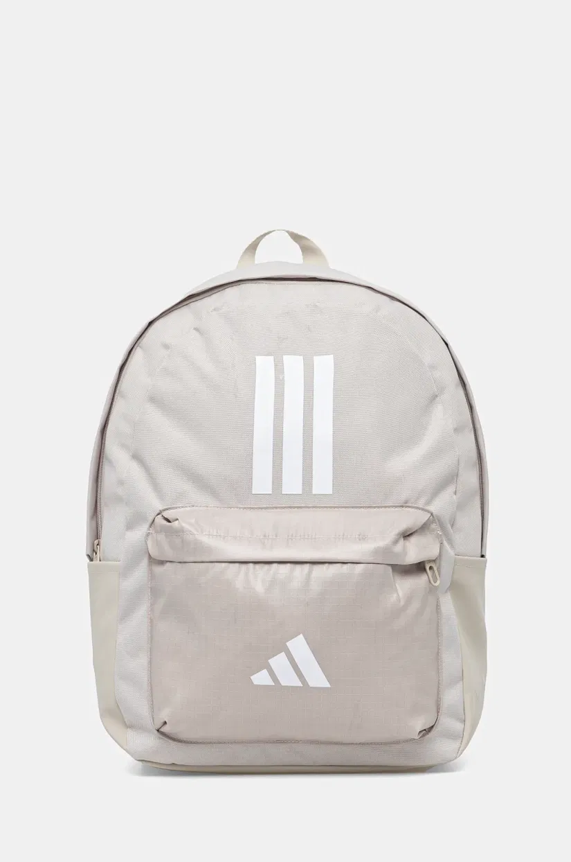 adidas rucsac CLSC BARS 3S culoarea bej, mare, cu imprimeu, IS7047