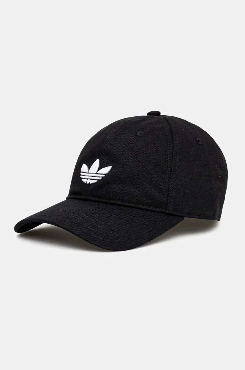 adidas Originals șapcă de baseball din bumbac BASEBALL AC culoarea negru, cu imprimeu, JC6023