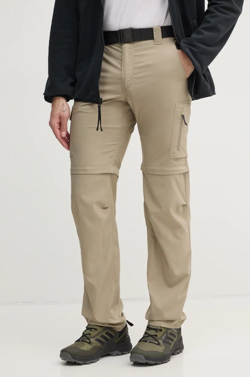 Columbia pantaloni Silver Ridge Utility bărbați, culoarea negru, 2012962