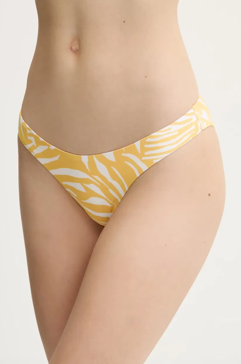 Melissa Odabash bikini brazilieni culoarea galben, Barcelona