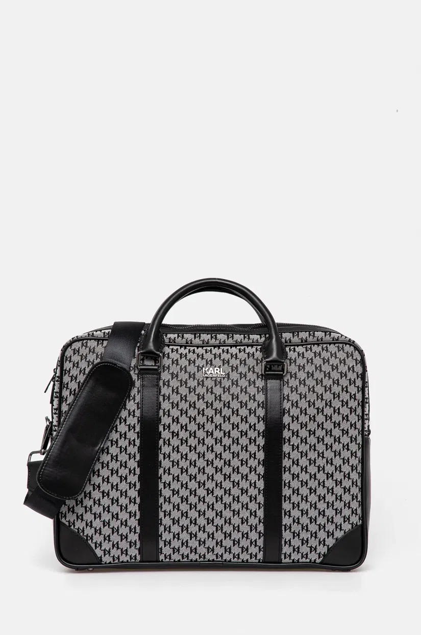 Karl Lagerfeld geanta laptop culoarea negru, 544115.805906