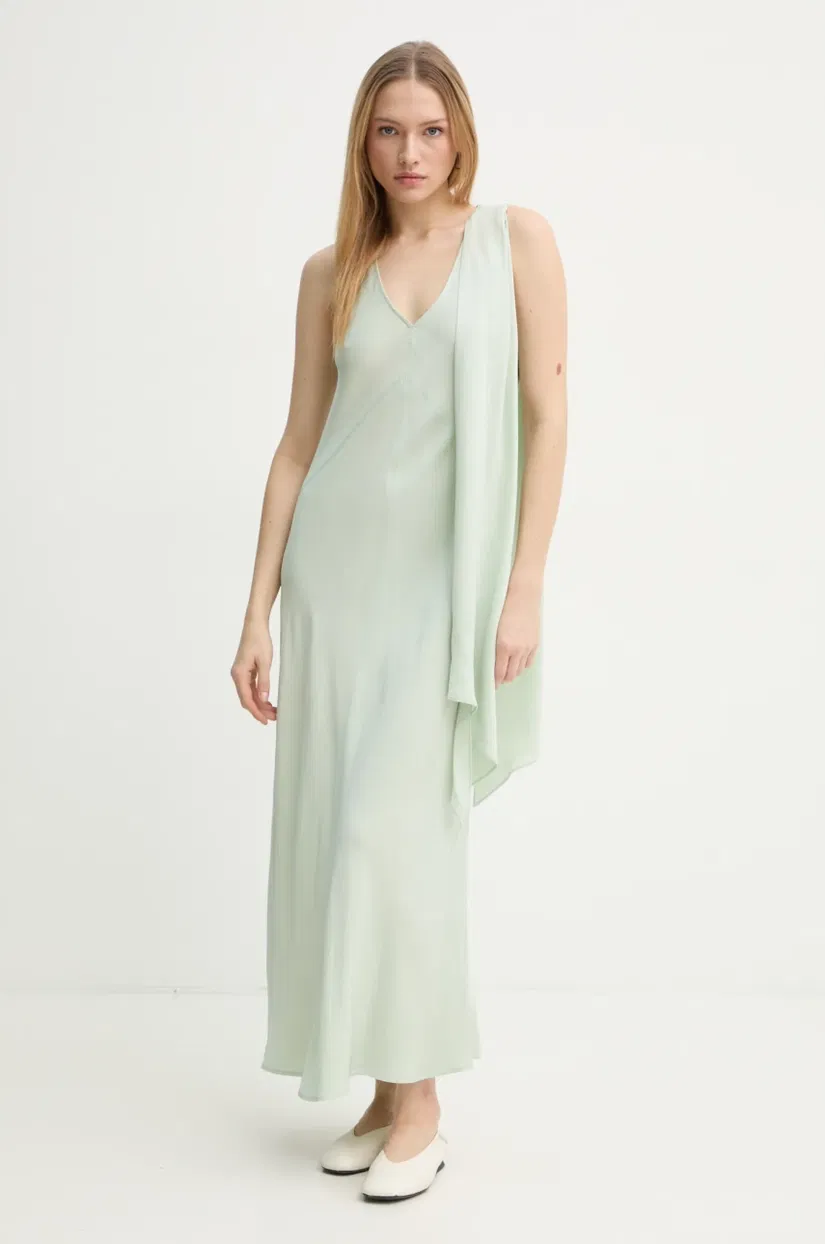 Day Birger et Mikkelsen rochie Brielle culoarea verde, maxi, evazati, DAY65243657