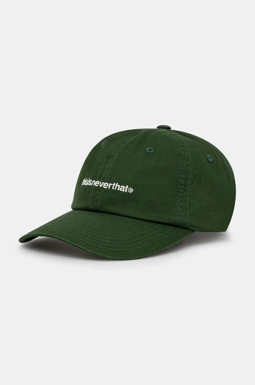 thisisneverthat șapcă de baseball din bumbac T-Logo Cap culoarea verde, cu imprimeu, TN243WHWBC01