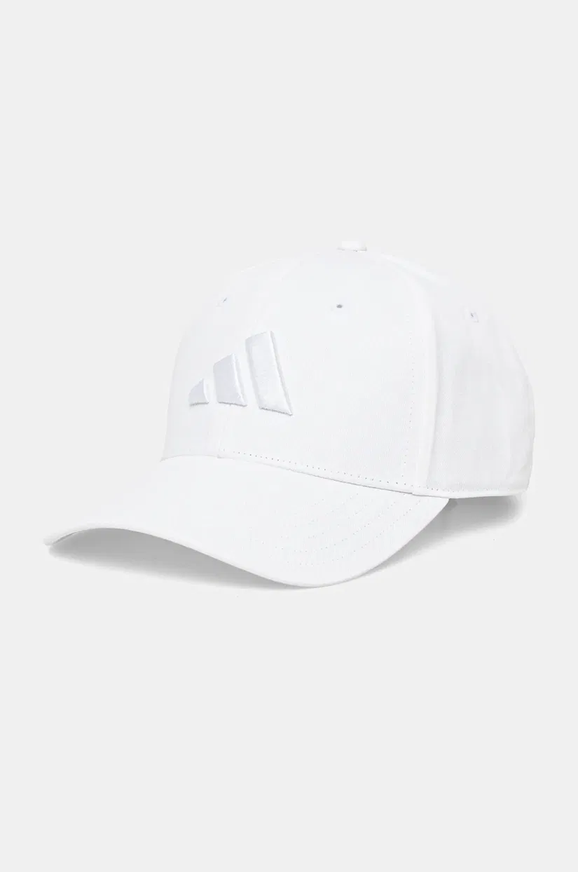 adidas șapcă de baseball din bumbac BBALL CAP TONAL culoarea bej, cu imprimeu, JC8879