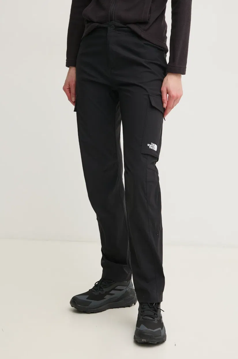 The North Face pantaloni de exterior Exploration culoarea negru, NF0A8BGHJK31