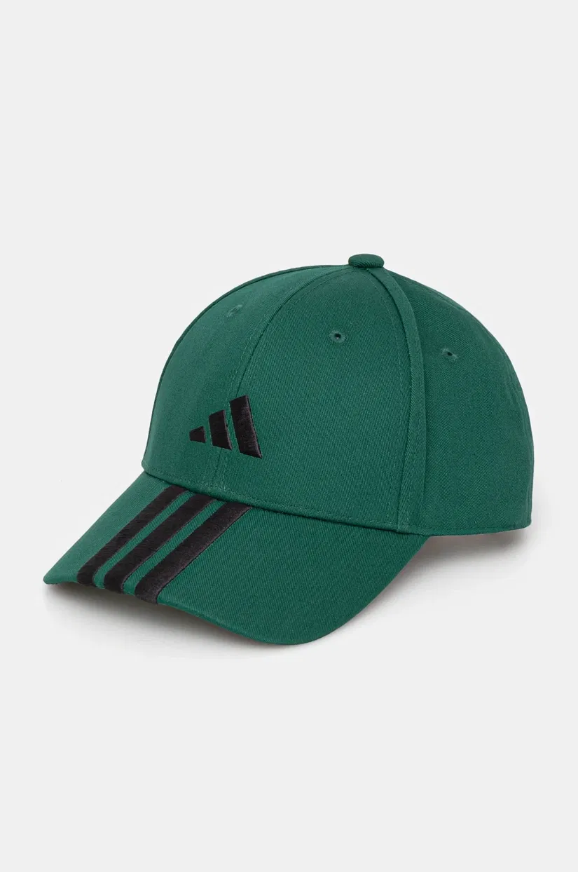 adidas sapca BBALL 3S CAP NL culoarea verde, cu imprimeu, JP0388