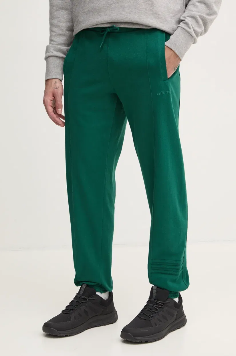 adidas Originals pantaloni de trening PRE - LOVED PNT culoarea verde, uni, JC8356