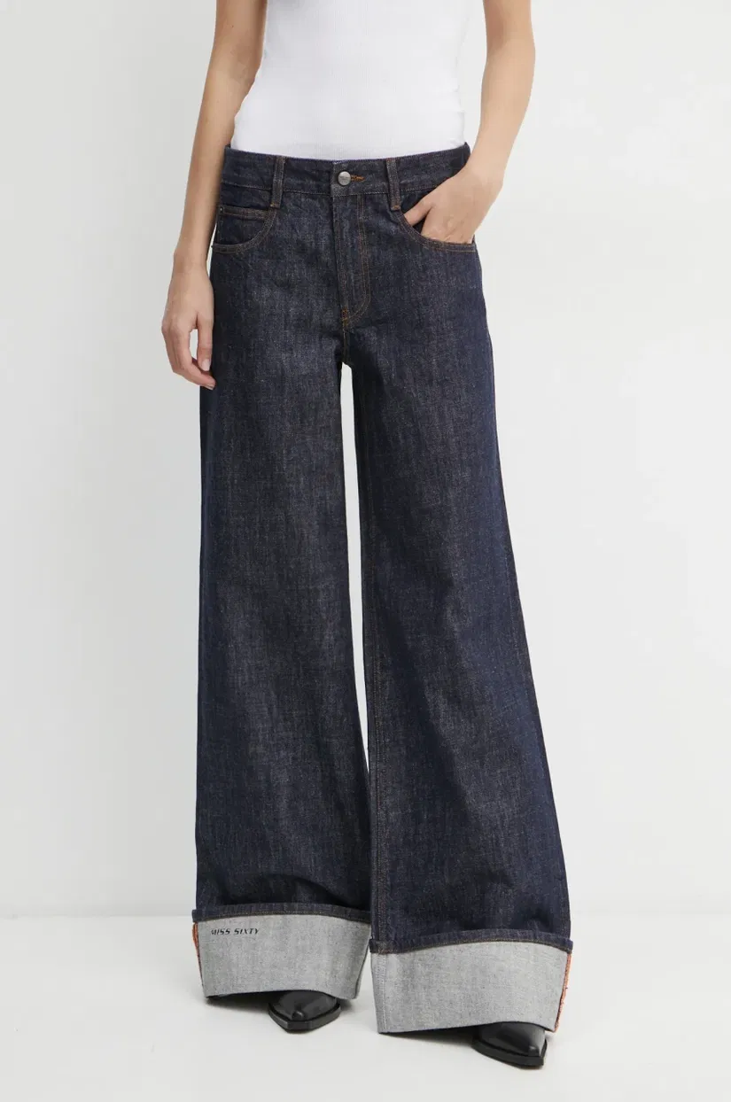 Miss Sixty jeansi femei, culoarea albastru marin, 6L4JJ0820000