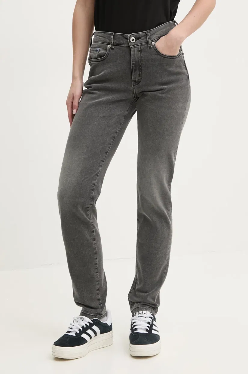 Karl Lagerfeld Jeans jeansi femei, culoarea gri, A1W10109