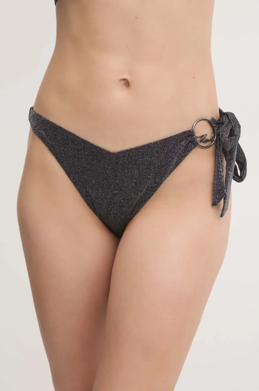 Karl Lagerfeld chiloti de baie culoarea negru, A1W46016