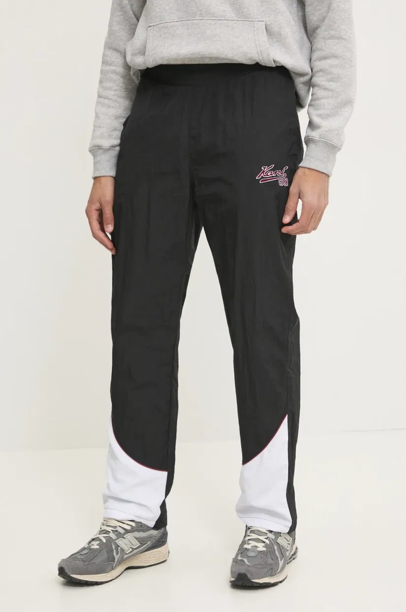 Karl Kani pantaloni de trening culoarea negru, modelator, 60030073