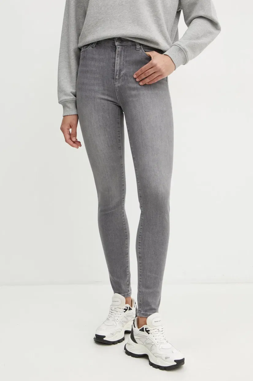 Karl Lagerfeld jeansi femei, culoarea gri, A1W10077