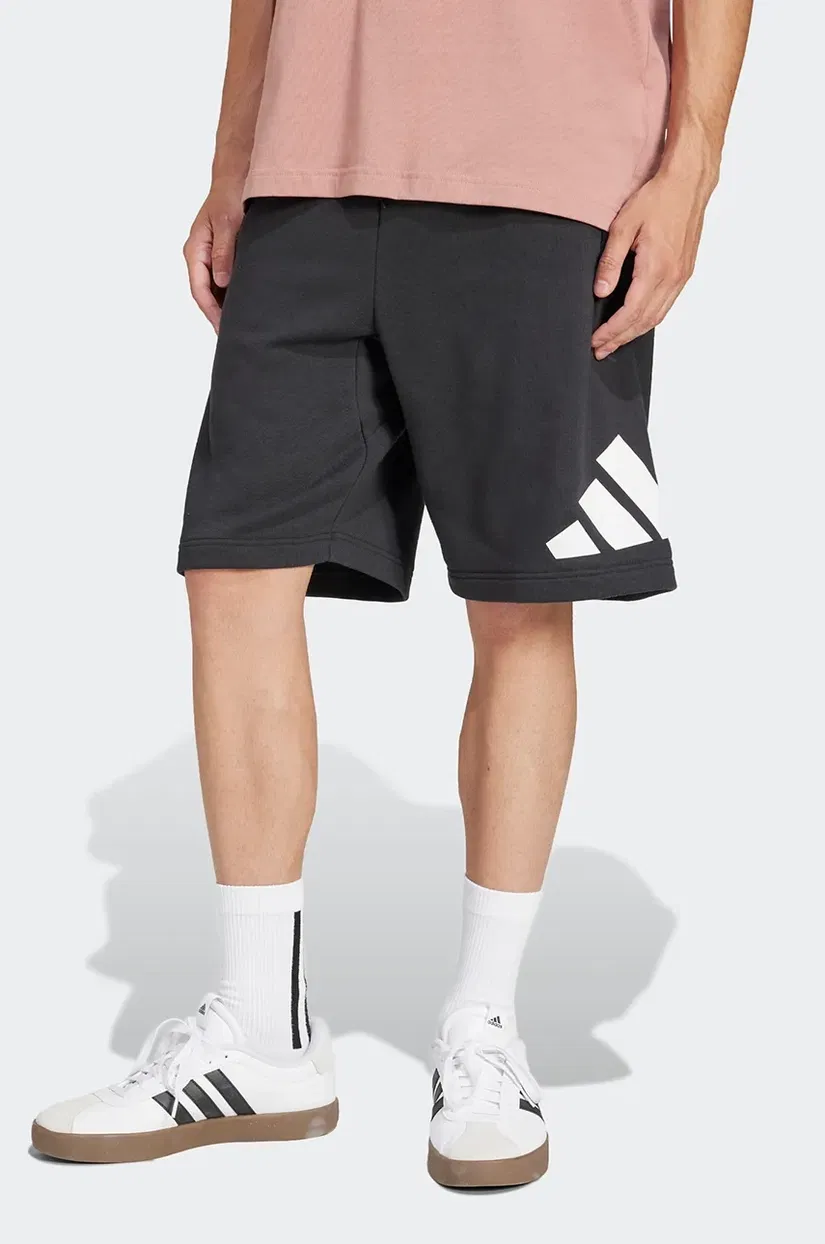 adidas pantaloni scurti Essentials barbati, culoarea negru, JE8956