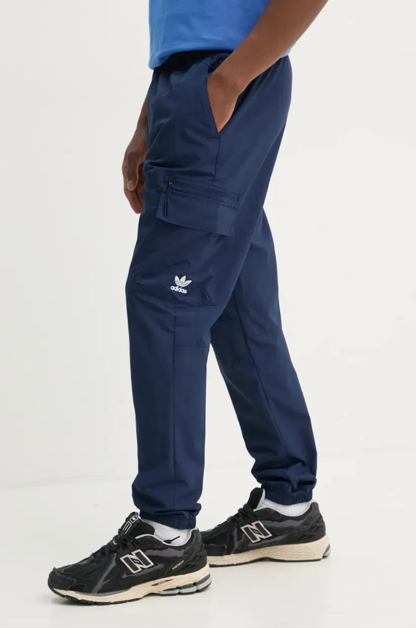 adidas Originals pantaloni de trening Essential culoarea bleumarin, uni, JD2454