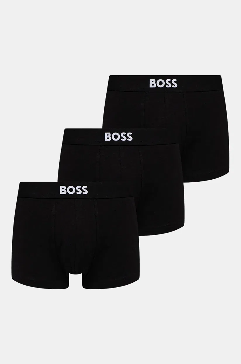 BOSS boxeri 3-pack BOSS One barbati, culoarea negru, 50544263