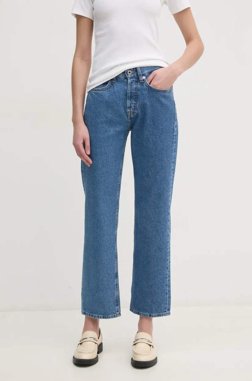 Pepe Jeans jeans STRAIGHT JEANS HW ROBYN femei high waist, PL204901IB7