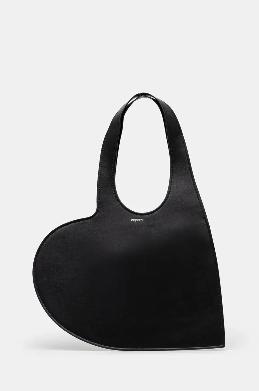 Coperni geantă de piele Mini Heart Tote culoarea negru, COPBA14BIS405