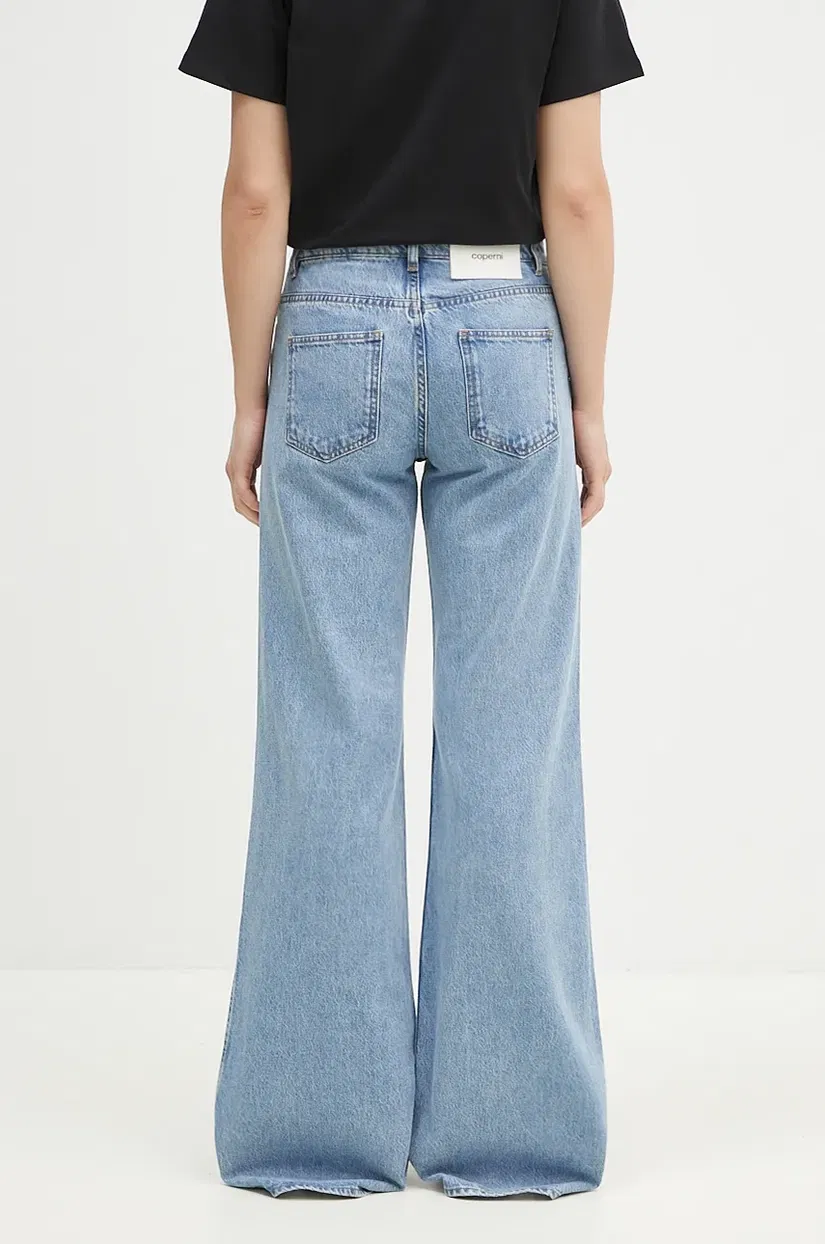 Coperni jeansi Wide Leg Denim Pants femei, COPP95F2008