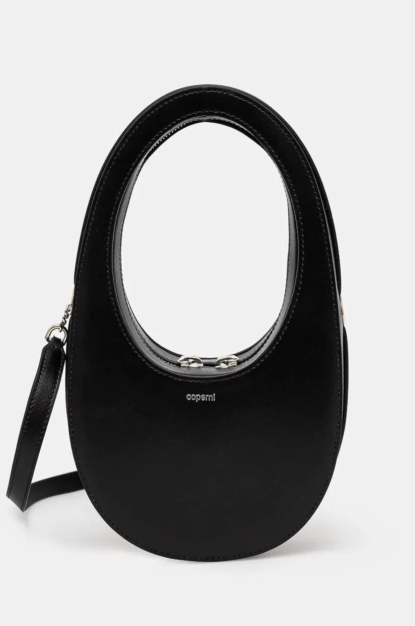 Coperni poșetă de piele Crossbody Mini Swipe Bag culoarea negru, COPBA38BIS405