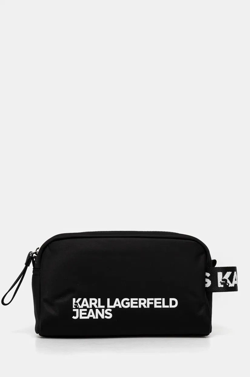 Karl Lagerfeld Jeans portfard culoarea negru, A1W32091