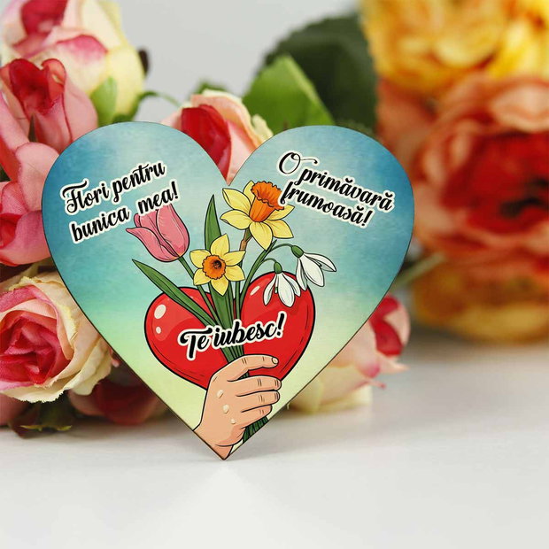 Martisor personalizat pentru bunica