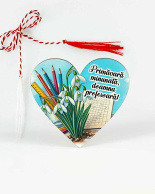 Martisor personalizat materii școlare, matematică