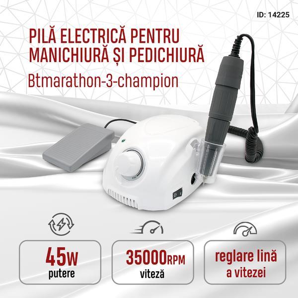 Pila electrica BtMarathon-3 pentru manichiura si pedichiurăa35000 rpm, 45 watt