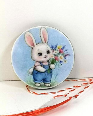 Martisor cu iepuras, pentru copii