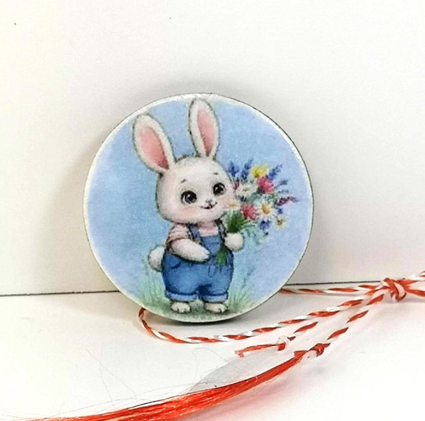 Martisor cu iepuras, pentru copii