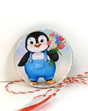 Martisor cu pinguin