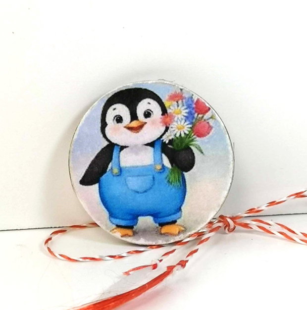 Martisor cu pinguin