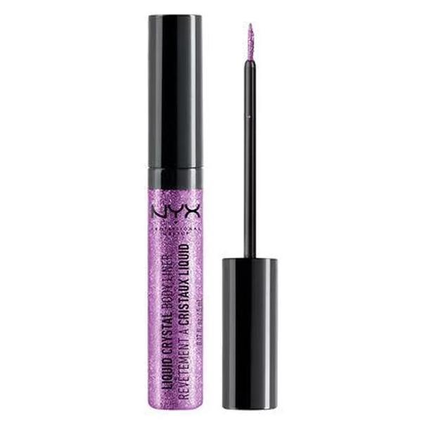 Tus de Ochi stralucitor, Nyx Professional Makeup, Liquid Crystal Glitter Body Liner, Pink, 5 ml