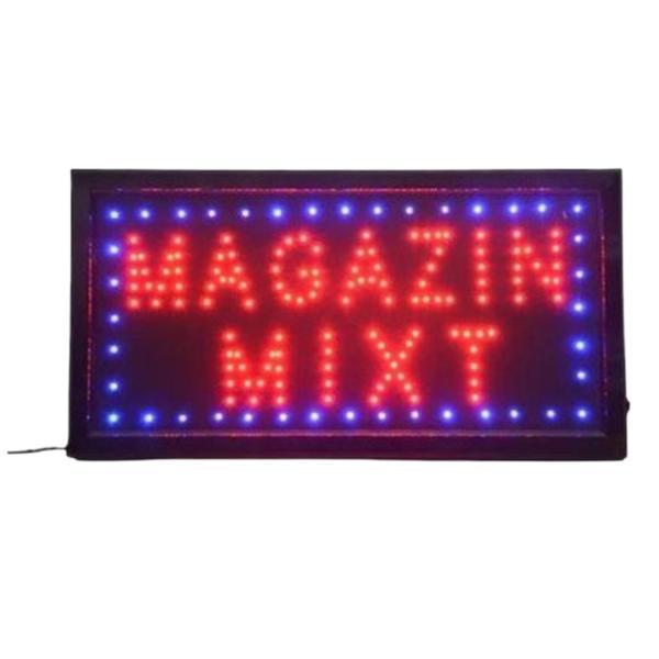 Reclama Text Led - Magazin Mixt / animatie luminoasa dinamica Nou