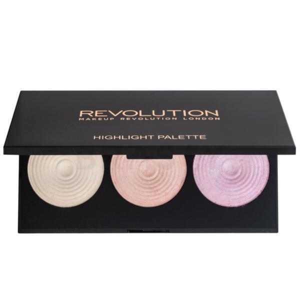 Paleta iluminatoare Makeup Revolution Highlighter Palette Highlight, 15 g