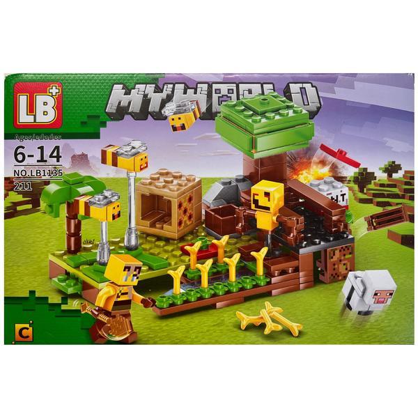 Set de constructie LB Minecraft My World 4 in 1, 211 piese tip lego