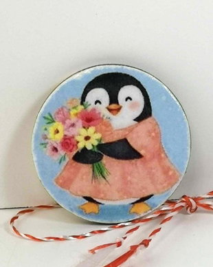 Martisor cu pinguin