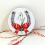 Martisor cu potcoava si ghiocel