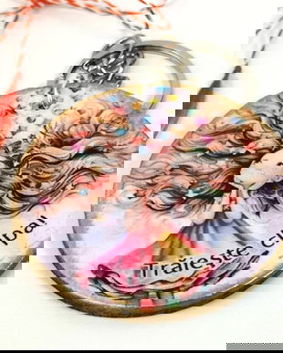 Breloc personalizat - martisor