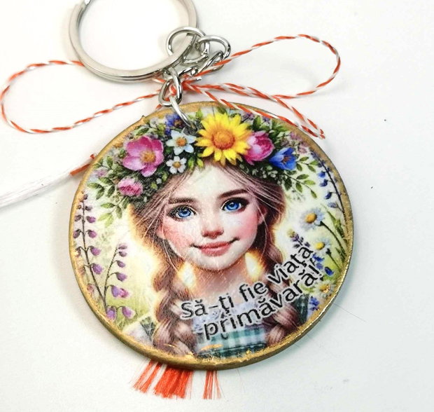 Martisor personalizat - breloc