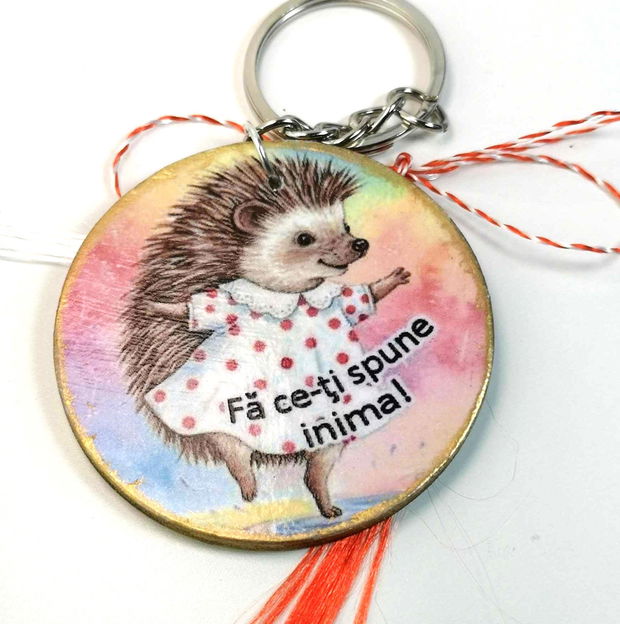 Breloc personalizat - martisor