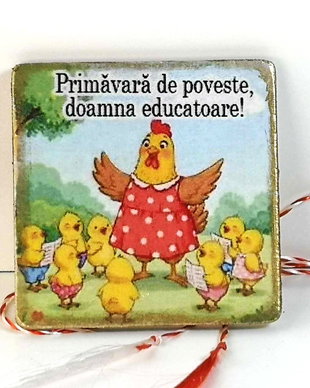 Martisor personalizat educatoare/ invatatoare