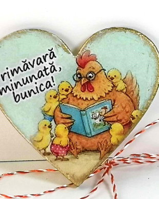 Martisor personalizat bunica, mamaia