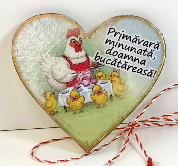 Martisor personalizat bucatareasa