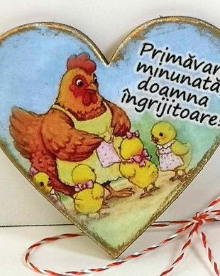 Martisor personalizat ingrijitoare